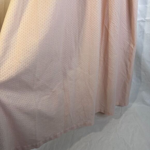 Vintage Blush Pink Barbie Core Nightgown Ruffled Neck USA Made Cottage Core SP - Picture 8 of 10